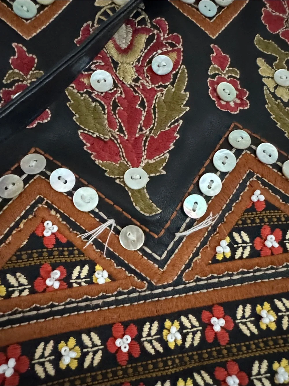 Isabella Fiore embellished leather bag